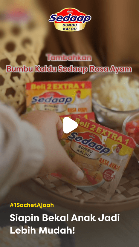 Video TikTok Bumbu Kaldu Sedaap: Siapin Bekal Anak Jadi Lebih Mudah!